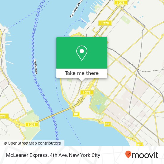 McLeaner Express, 4th Ave map