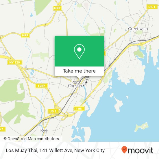 Mapa de Los Muay Thai, 141 Willett Ave