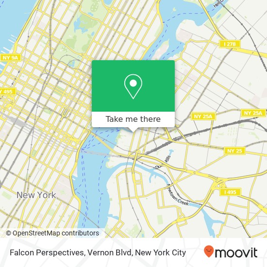 Falcon Perspectives, Vernon Blvd map