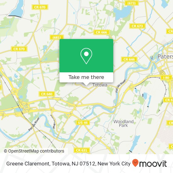 Greene Claremont, Totowa, NJ 07512 map