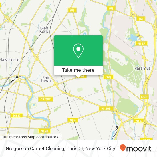 Gregorson Carpet Cleaning, Chris Ct map