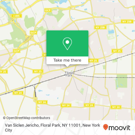 Mapa de Van Siclen Jericho, Floral Park, NY 11001