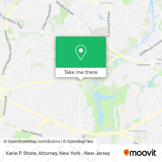 Kerie P. Stone, Attorney map