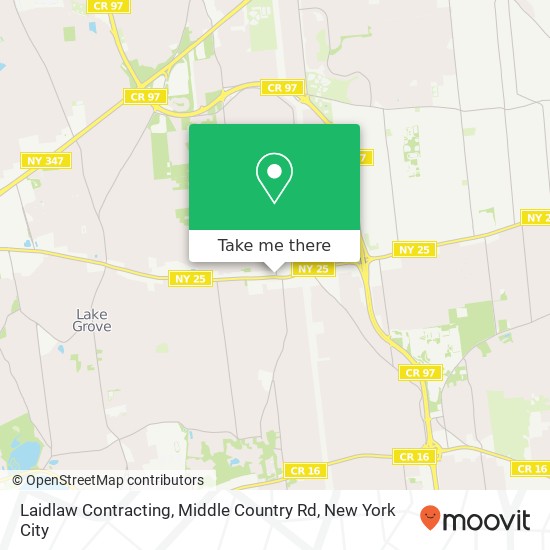 Laidlaw Contracting, Middle Country Rd map