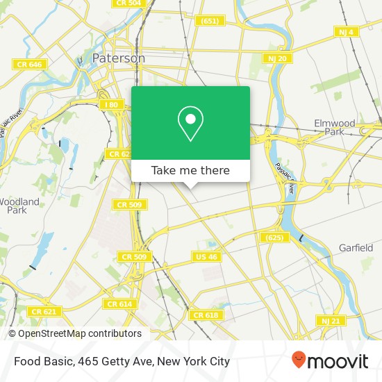 Mapa de Food Basic, 465 Getty Ave