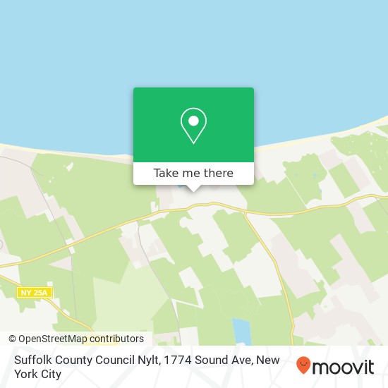 Mapa de Suffolk County Council Nylt, 1774 Sound Ave