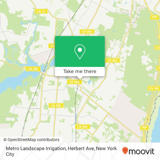 Mapa de Metro Landscape Irrigation, Herbert Ave