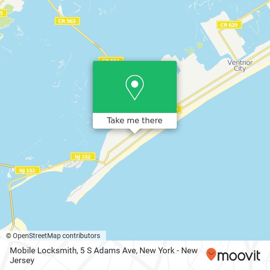 Mapa de Mobile Locksmith, 5 S Adams Ave