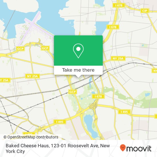 Baked Cheese Haus, 123-01 Roosevelt Ave map