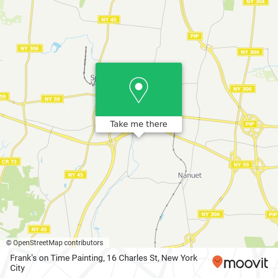 Frank's on Time Painting, 16 Charles St map