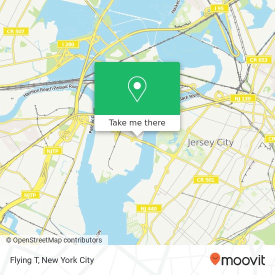 Flying T map