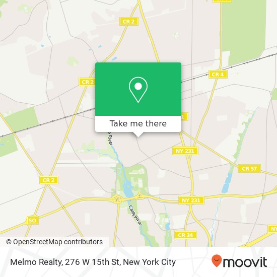 Mapa de Melmo Realty, 276 W 15th St
