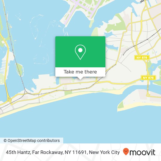 Mapa de 45th Hantz, Far Rockaway, NY 11691