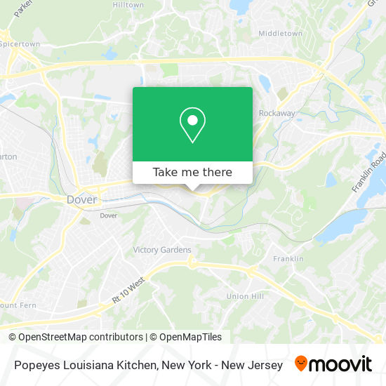 Popeyes Louisiana Kitchen map