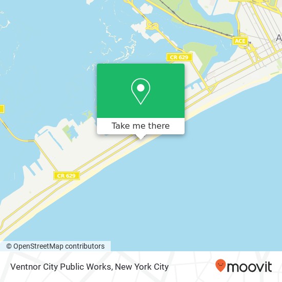 Mapa de Ventnor City Public Works