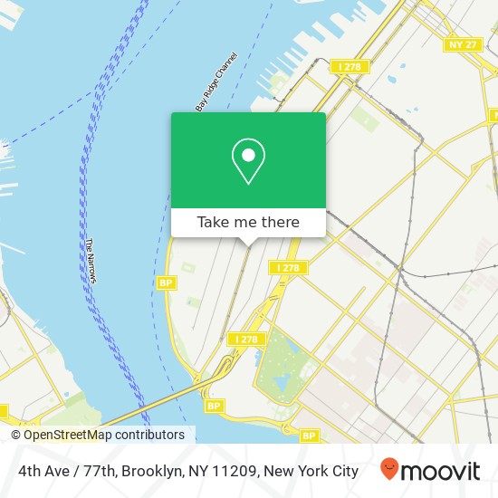 Mapa de 4th Ave / 77th, Brooklyn, NY 11209