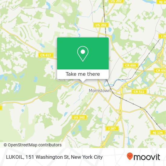 Mapa de LUKOIL, 151 Washington St