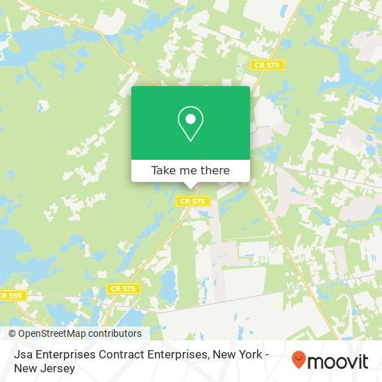 Mapa de Jsa Enterprises Contract Enterprises, 6069 English Creek Ave