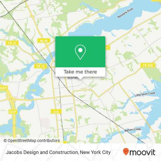 Jacobs Design and Construction map