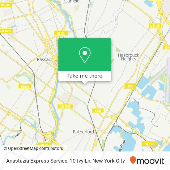 Anastazia Express Service, 10 Ivy Ln map