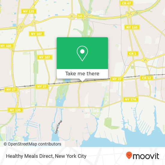 Mapa de Healthy Meals Direct