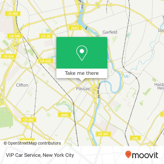 VIP Car Service map