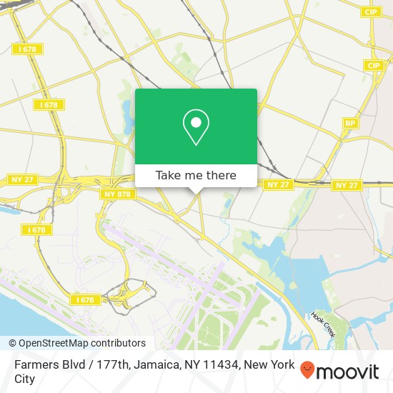 Mapa de Farmers Blvd / 177th, Jamaica, NY 11434