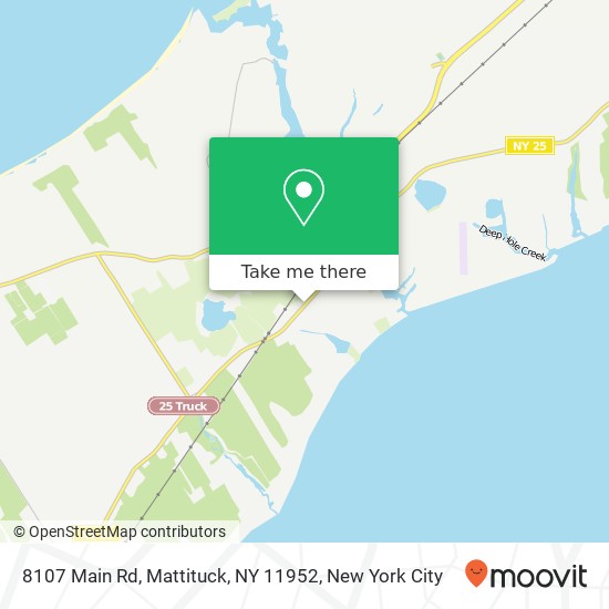 Mapa de 8107 Main Rd, Mattituck, NY 11952