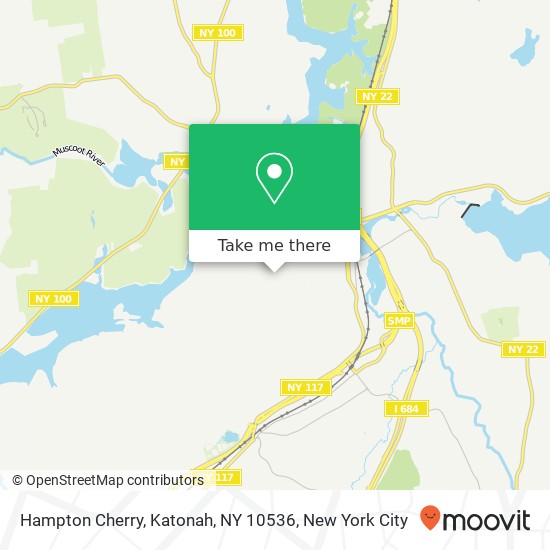 Mapa de Hampton Cherry, Katonah, NY 10536