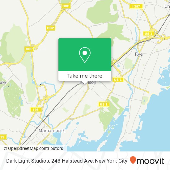 Mapa de Dark Light Studios, 243 Halstead Ave