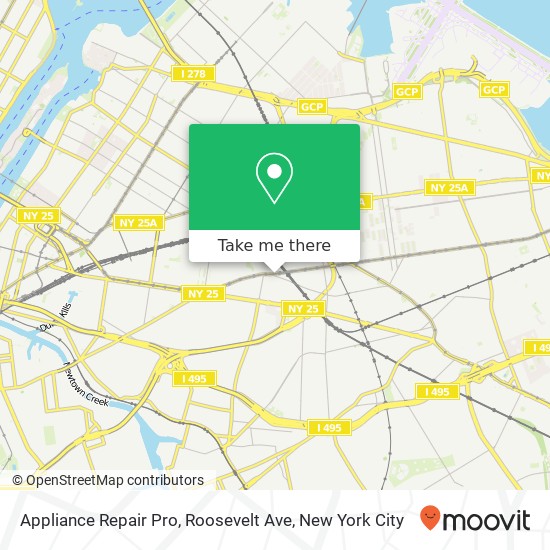 Mapa de Appliance Repair Pro, Roosevelt Ave