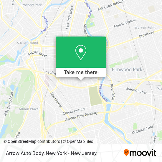 Arrow Auto Body map