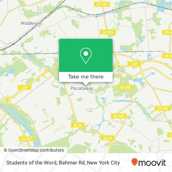 Students of the Word, Behmer Rd map