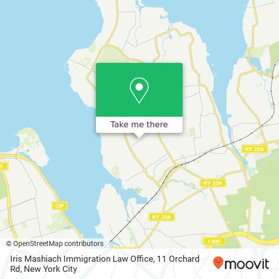 Iris Mashiach Immigration Law Office, 11 Orchard Rd map