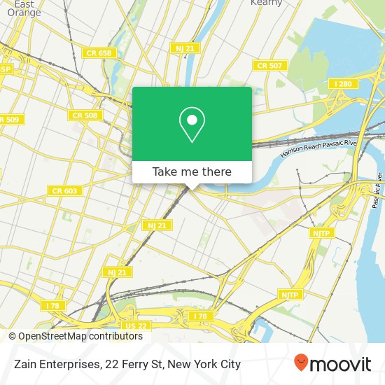 Zain Enterprises, 22 Ferry St map