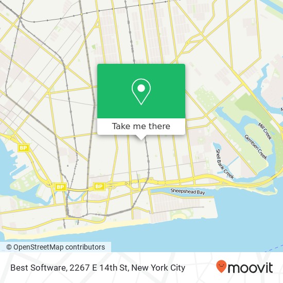 Best Software, 2267 E 14th St map