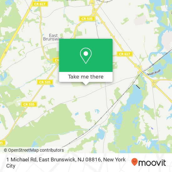 1 Michael Rd, East Brunswick, NJ 08816 map