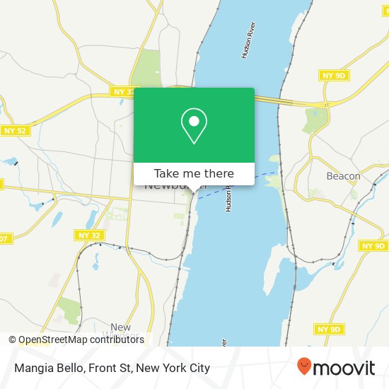 Mapa de Mangia Bello, Front St