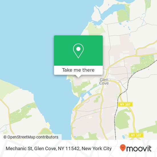 Mapa de Mechanic St, Glen Cove, NY 11542