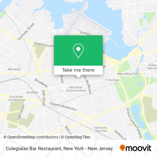 Mapa de Colegialas Bar Restaurant
