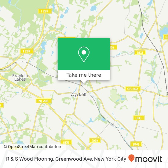 Mapa de R & S Wood Flooring, Greenwood Ave