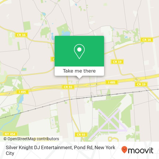 Silver Knight DJ Entertainment, Pond Rd map