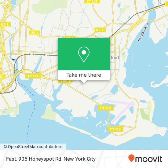 Mapa de Fast, 905 Honeyspot Rd