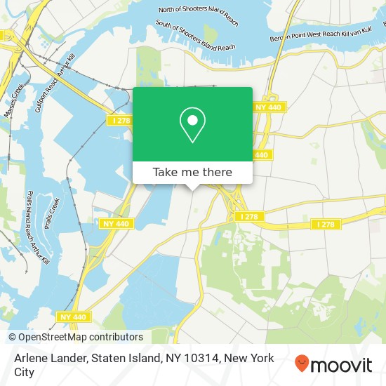 Arlene Lander, Staten Island, NY 10314 map