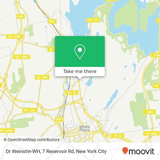 Dr Weinstin-WH, 7 Reservoir Rd map