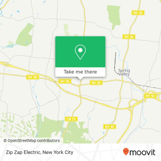 Zip Zap Electric map