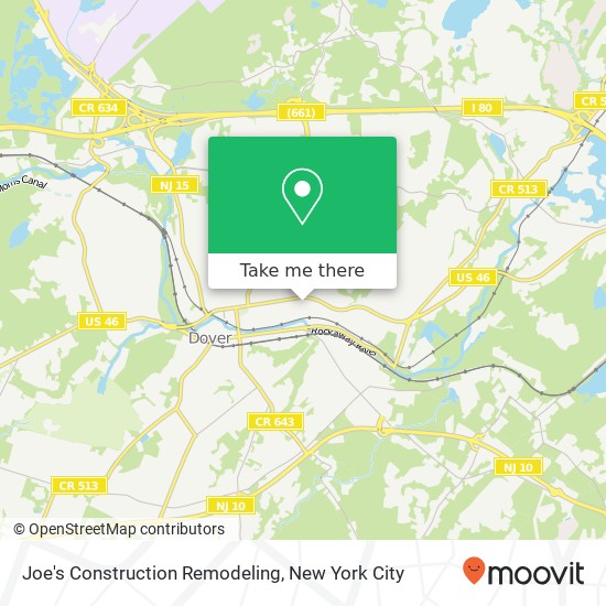 Mapa de Joe's Construction Remodeling