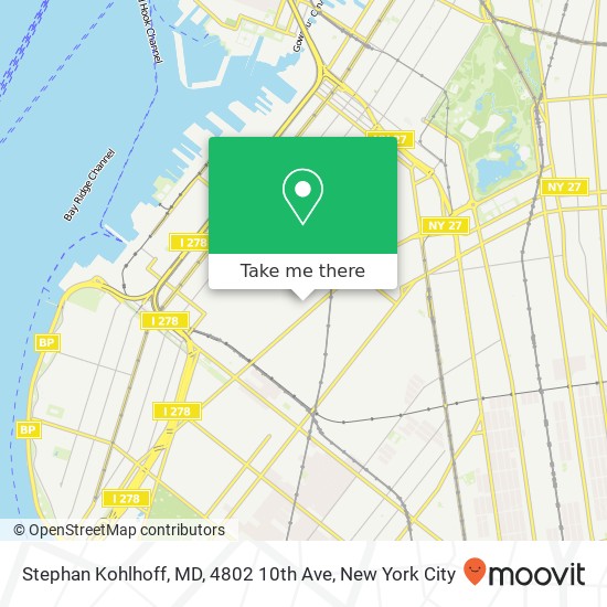 Stephan Kohlhoff, MD, 4802 10th Ave map