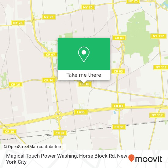 Mapa de Magical Touch Power Washing, Horse Block Rd