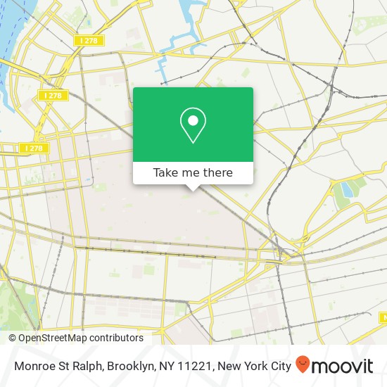 Monroe St Ralph, Brooklyn, NY 11221 map